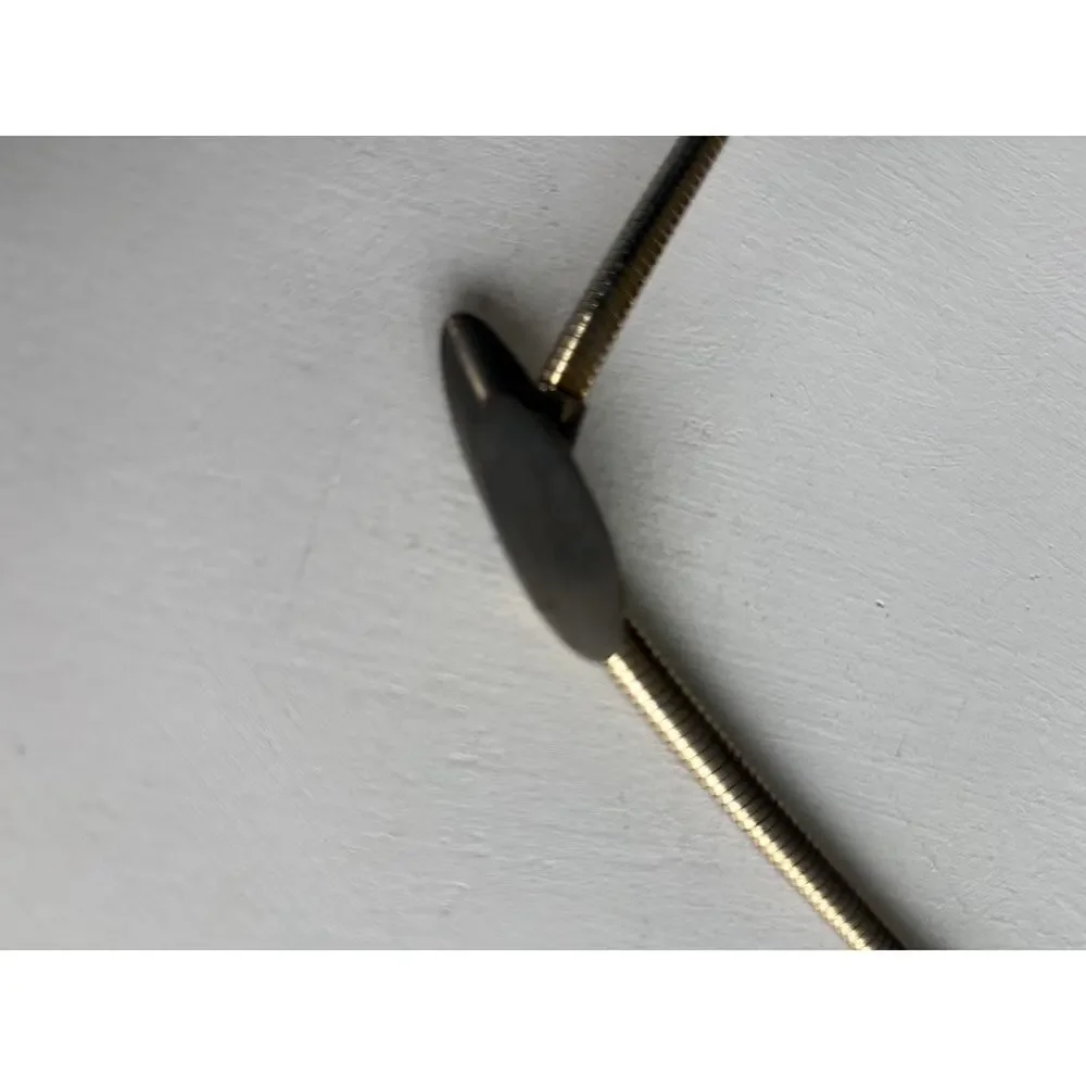 Vintage Metal Stretch Belt Skinny Clasp Made in USA Silver Gold